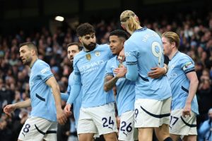 Man City 4 West Ham 1: Haaland back in the groove with two goals in thrashing to increase pressure on Lopetegui